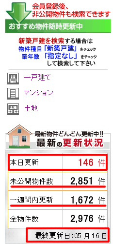 ＰＣから更新情報掲載中